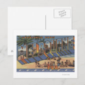Melbourne, Florida - Grote Letter-scènes Briefkaart (Voorkant / Achterkant)