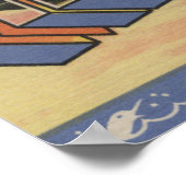 Melbourne, Florida - Grote Letter-scènes Poster (Hoek)