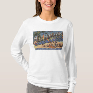 Melbourne, Florida - Grote Letter-scènes T-shirt