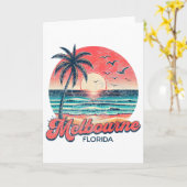 Melbourne Florida Kaart (Gele Bloem)