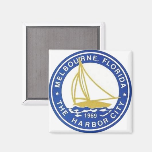 Melbourne, Florida Magneet (Voorkant / Achterkant)