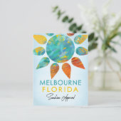 Melbourne Florida Sunshine Travel Briefkaart (Staand voorkant)