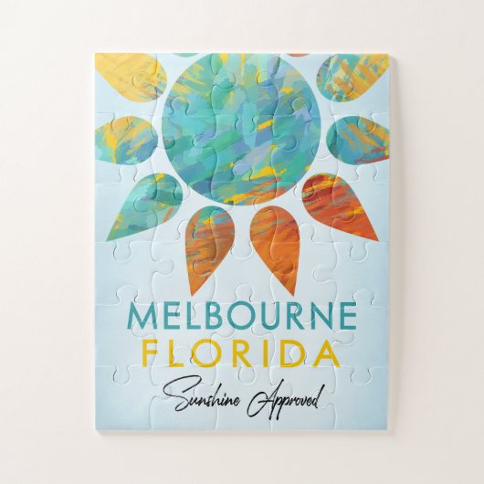 Melbourne Florida Sunshine Travel Legpuzzel (Verticaal)