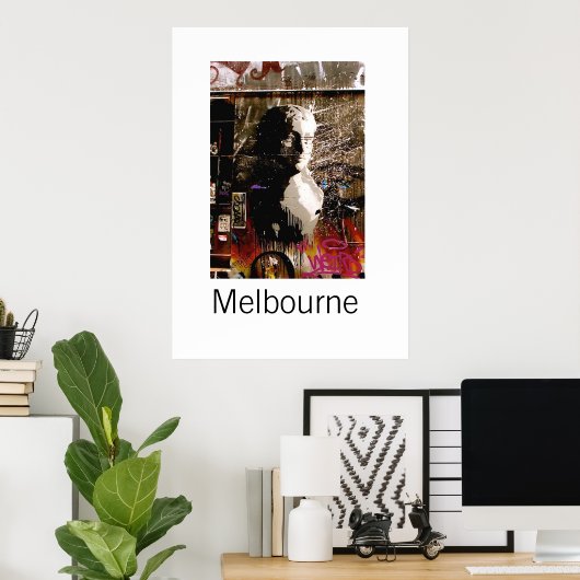 Melbourne Graffiti III Poster (Thuiskantoor)