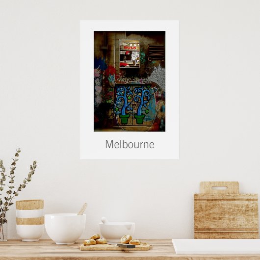 Melbourne Graffiti Poster (Keuken)