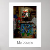 Melbourne Graffiti Poster (Voorkant)