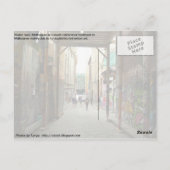 Melbourne Graffiti Urban Art Briefkaart Hosier Lan (Achterkant)