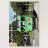 Melbourne: groene stadstrem, Victoria, Australië Legpuzzel (Verticaal)
