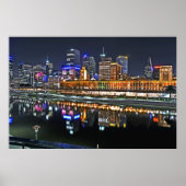 Melbourne in HDR. Poster (Voorkant)