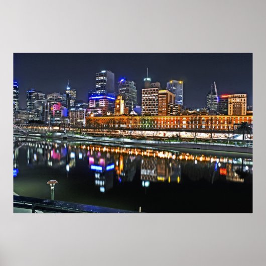 Melbourne in HDR. Poster (Voorkant)