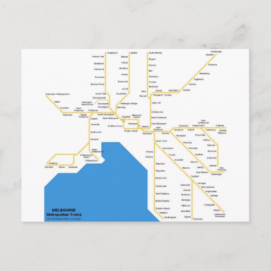 Melbourne.jpg Briefkaart (Voorkant)