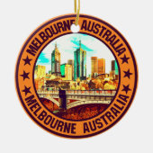 Melbourne Keramisch Ornament (Voorkant)