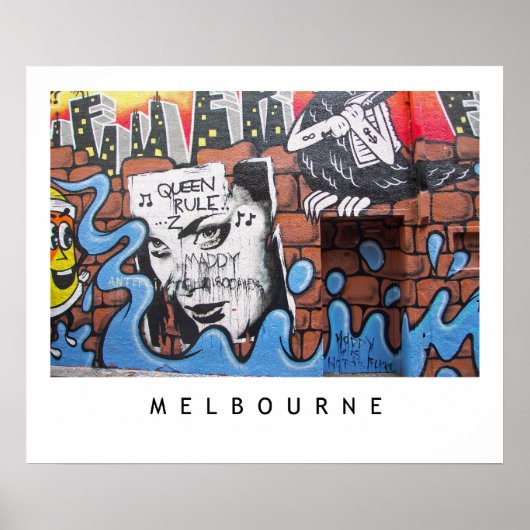 Melbourne Lanes 2 Poster (Voorkant)