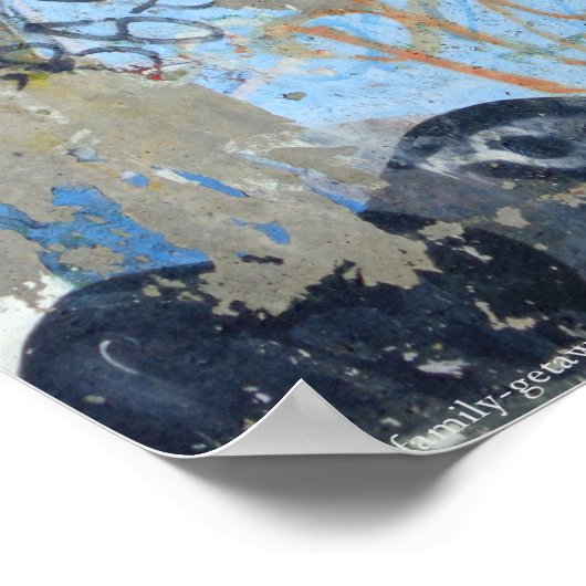 Melbourne - Local Park Graffiti Poster (Hoek)