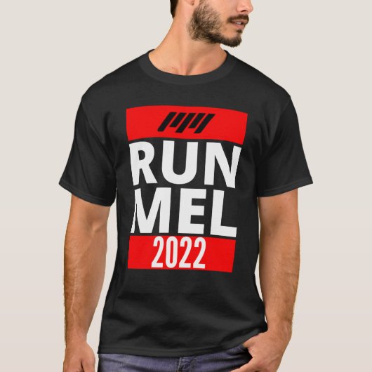Melbourne Marathon 2022 aan de slag T-shirt (Voorkant)