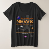 Melbourne Marathon 2025 T-shirt (Design voorkant)