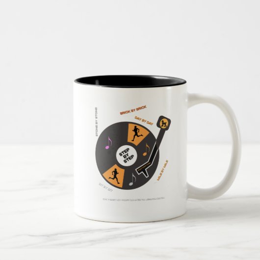 Melbourne Marathon 2025 Tweekleurige Koffiemok (Rechts)