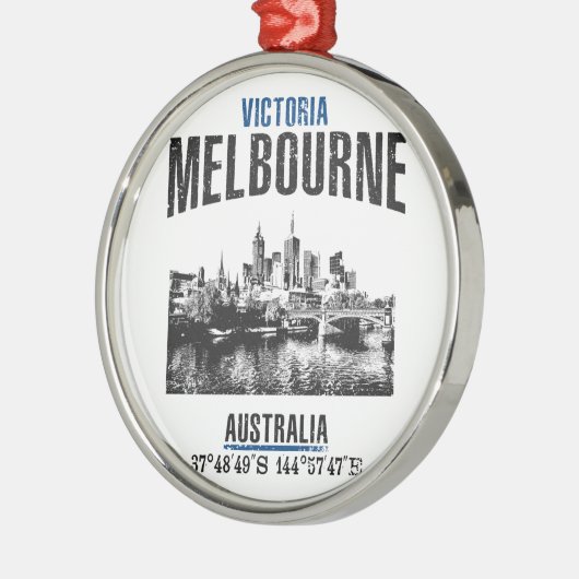 Melbourne Metalen Ornament (Links)