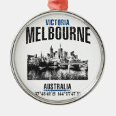 Melbourne Metalen Ornament (Voorkant)