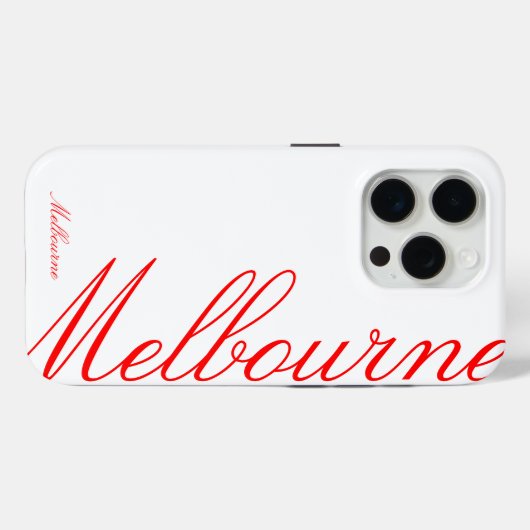 Melbourne - mooie iPhone draagtas Case-Mate iPhone Case (Achterkant (horizontaal))