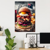 Melbourne Munchies: Outback Indulgence 24x36 Poster (Thuiskantoor)