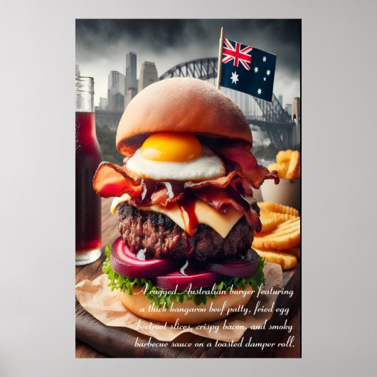 Melbourne Munchies: Outback Indulgence 24x36 Poster (Voorkant)