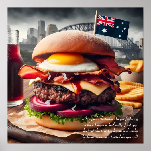 Melbourne Munchies: Outback verwennerij Poster (Voorkant)