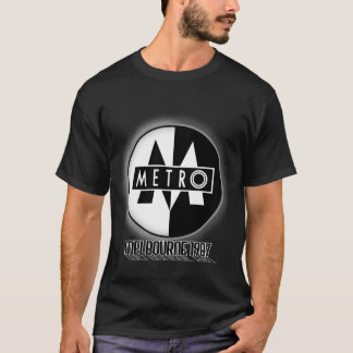 Melbourne nachtclub logo "Metro" 1987 T-shirt