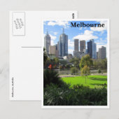 melbourne park skyline briefkaart (Voorkant / Achterkant)