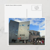 melbourne-plein briefkaart (Voorkant / Achterkant)