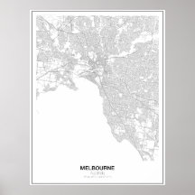 Melbourne, Poster van de Australische minimalistis