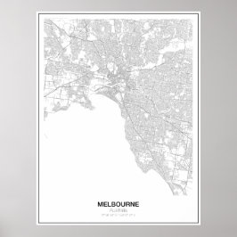 Melbourne, Poster van de Australische minimalistis