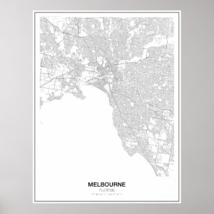 Melbourne, Poster van de Australische minimalistis
