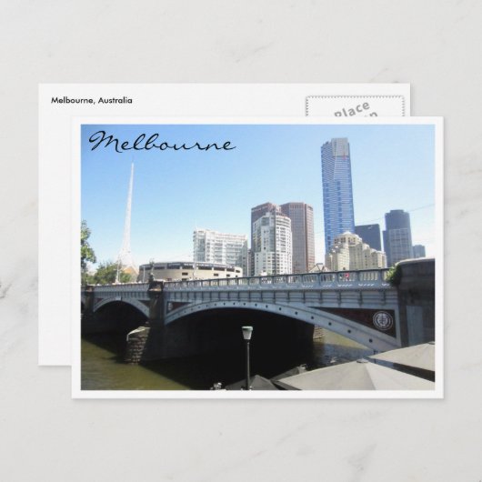 melbourne princes bridge briefkaart (Voorkant / Achterkant)