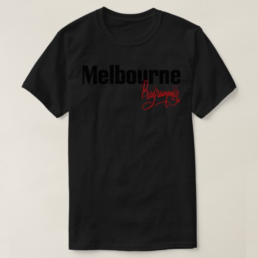 Melbourne Programmer T-shirt (Design voorkant)