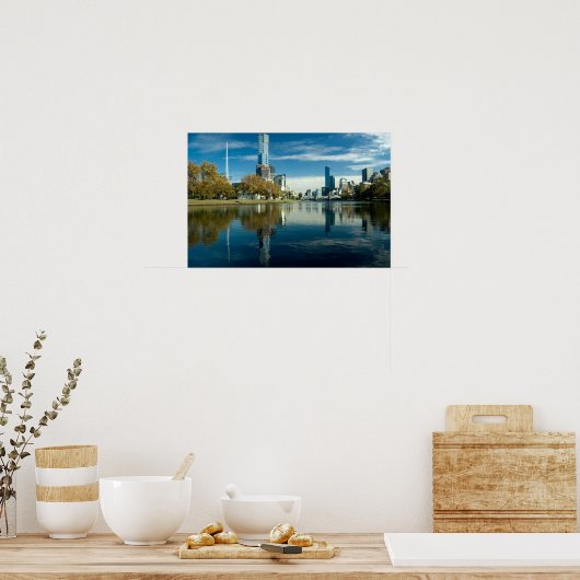 Melbourne Reflection Poster (Keuken)