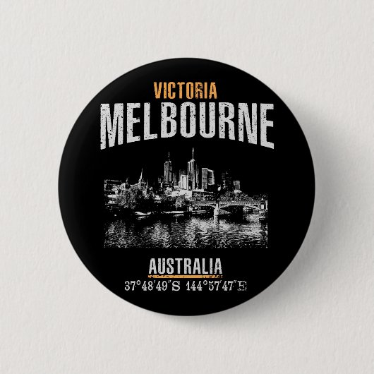 Melbourne Ronde Button 5,7 Cm (Voorkant)