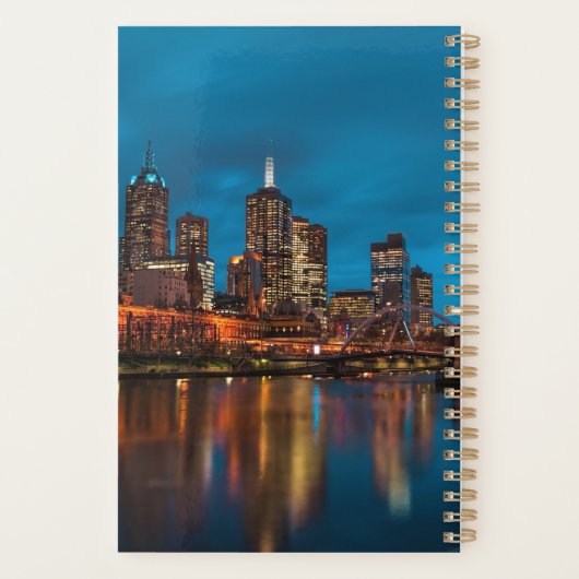 Melbourne 's nachts planner (Achterkant)