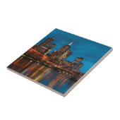 Melbourne 's nachts tegeltje (Zijkant)