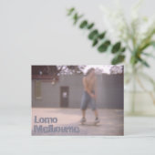 Melbourne Skateboarder Lomography Briefkaart (Staand voorkant)