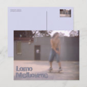 Melbourne Skateboarder Lomography Briefkaart (Voorkant / Achterkant)