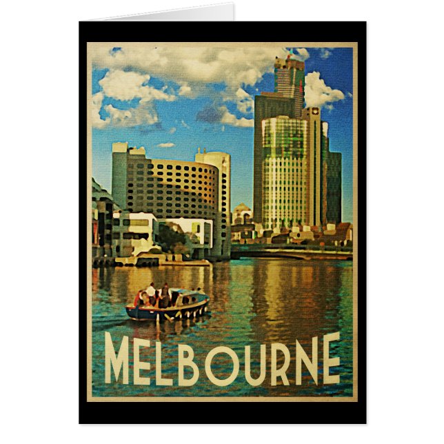 Melbourne Skyline Australië (Voorkant)