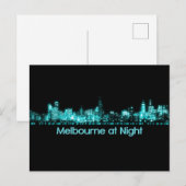 Melbourne Skyline Briefkaart (Voorkant / Achterkant)