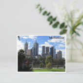 melbourne skyline briefkaart (Staand voorkant)