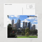 melbourne skyline briefkaart (Voorkant / Achterkant)