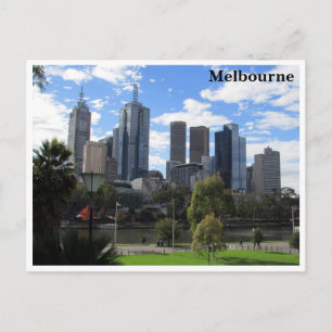 melbourne skyline briefkaart