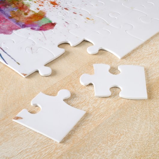 Melbourne Skyline Legpuzzel (Zijkant)