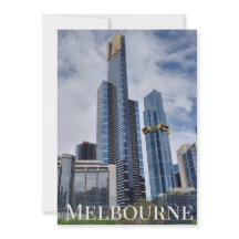 Melbourne Skyline Panorama Ansichtkaart