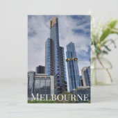 Melbourne Skyline Panorama Ansichtkaart Kaart (Staand voorkant)