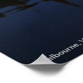 Melbourne Skyline Poster (Hoek)